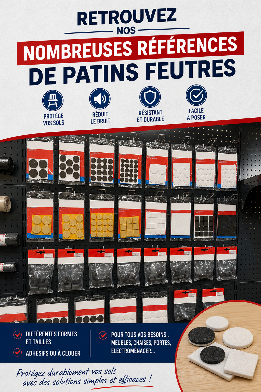 Patins feutres